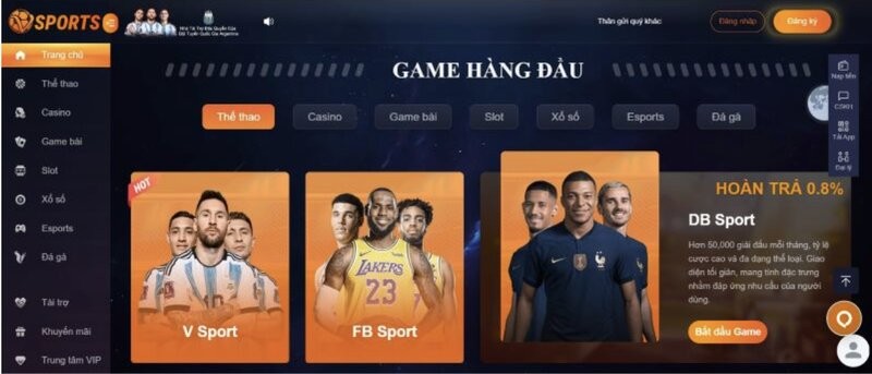 Vsport có mục tiêu hoạt động rõ ràng